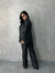 MAX BLAZER PRETO FEMININO COURO SOCIAL - loja online