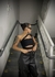 CROPPED PRETO RECORTES GRINGA - comprar online
