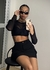 CROPPED PRETO TRANSPARENTE TULE na internet