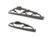 Par de palhetas dianteiras Dyna 314 (22/16 polegadas / 550x400mm) de ferro com Conexão G. Ideal para Chery Face, Tiggo 7 Pro, Nissan Tiida e Suzuki Swift.