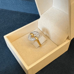 Anel Ajustável Duo Círculo - Be lure