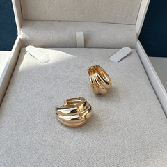 Argola Tripla Click Ouro - comprar online
