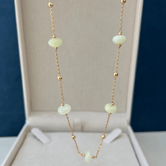 Colar Longo Jade Amarelo - comprar online