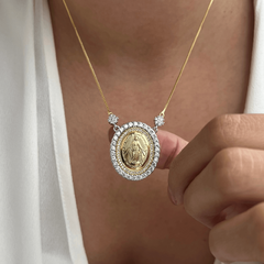 Colar Medalha Nossa Senhora das Graças - Be lure