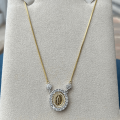 Colar Mini Medalha Nossa Senhora das Graças - loja online