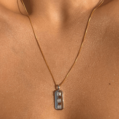 Colar Placa Duo - comprar online