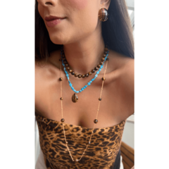 Colar Longo Olho de Tigre - Be lure