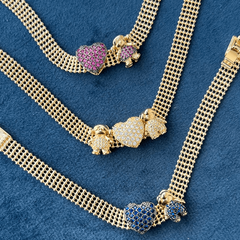 Pulseira Malha Rendada - comprar online