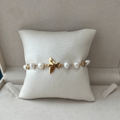 Pulseira Divino Pérolas e Pontos de Luz - comprar online