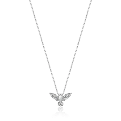 Colar Divino Cravejado em Prata