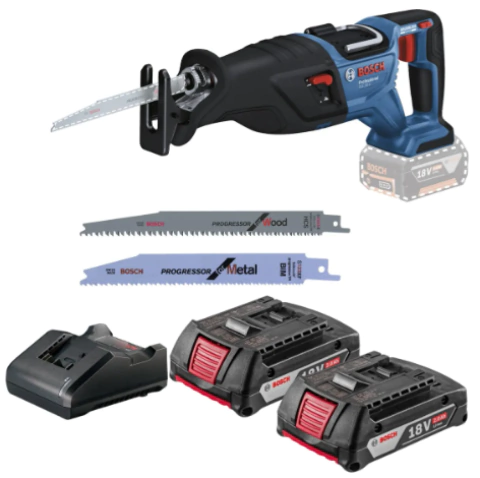 Combo Serra Sabre GSA 185-LI + Kit Bateria 1600A02RM8