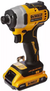 Kit Paraf. Impacto 1/4" (6,35mm) 20V Atomic DEWALT DCF809D2 - comprar online