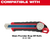 Lâmina para Estilete 18mm com 10 peças MILWAUKEE 48-22-9118 - LS ToolTec