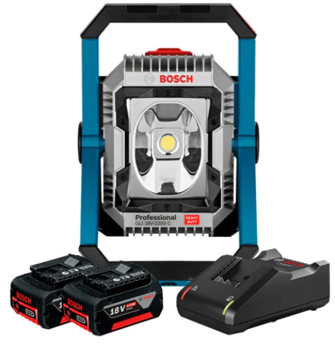 Combo Lanterna GLI 18V-2200 + Kit Bateria 1600A02RM8