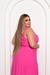 Chemise Powdered Glow C/ Bolsos E Botões Funcionais - Verdan Plus Size