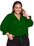 Camisa Freshly c/ Amarração Manga 3/4 - Verdan Plus Size