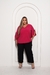 Blusa Ethereal Touch Amarração na Manga Confortável - Verdan Plus Size