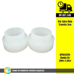 Par Calco Mola Traseira Honda Fit 2004 A 2014 / 3cm - comprar online
