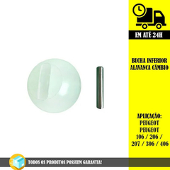 Bucha Inferior Alavanca Peugeot 106/206/207/306/406 Com Fret