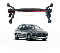 Eixo Traseiro Do Peugeot 206 Com Buchas Especiais