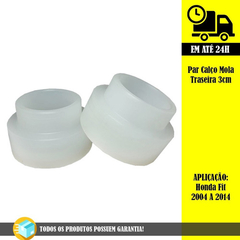 Par Calco Mola Traseira Honda Fit 2004 A 2014 / 3cm