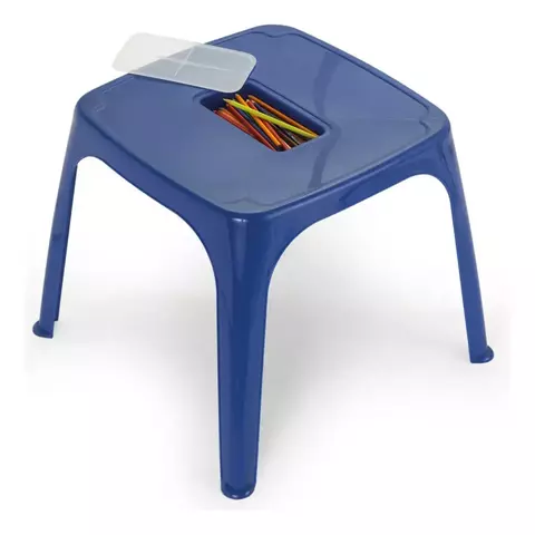 Mesinha Infantil Criança Com Porta Lápis Plástico