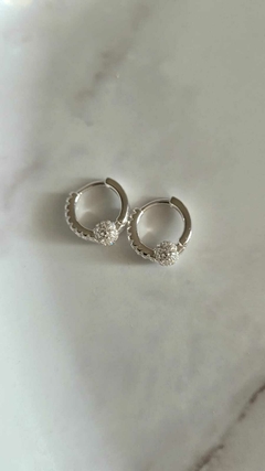 Argollas Flor (par)