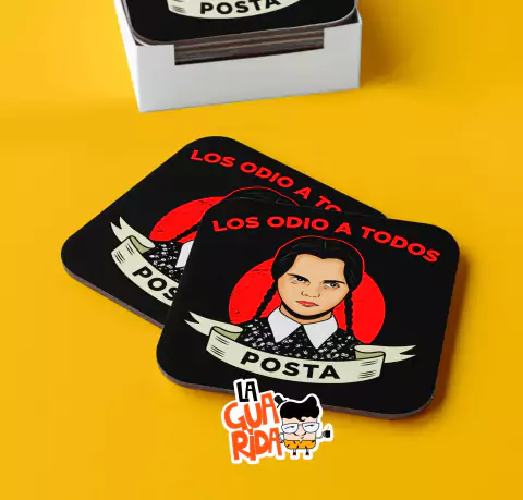 Posavasos Merlina Los Odio A Todos