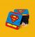 Posavaso Superman traje - comprar online