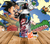 Botella Cantimplora Doble Pico Dragon Ball Goku Ultra Instinto