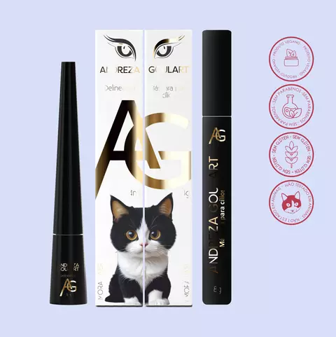 Dupla | Delineador + Máscara para Cílios - Amora Lash e Amora Liner