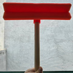 1 Limpia Vidrios con Jalador y Espuma 20 CM Palma de Oro - tienda en línea