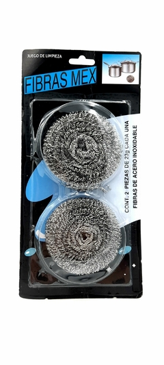 144 blister con 2 piezas Fibra Acero Inoxidable Fibra Mex (Caja) - comprar en línea