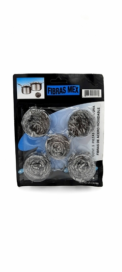 256 blister con 5 piezas Fibra Acero Inoxidable Fibra Mex (Caja) en internet