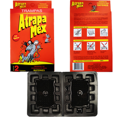 1 Blister con 2 trampas para ratones Atrapamex