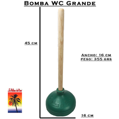 36 Bomba WC Grande La Palma de Oro - (Caja)