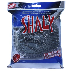 100 Fibras Metálica Galvanizada Shaly 50 Gramos - GLEZ Productos de Limpieza