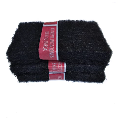 200 Fibra Negra Gruesa Multiusos Fibra Mex - tienda en línea