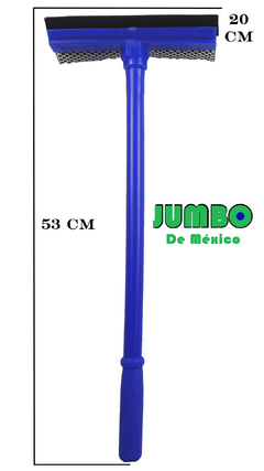 1 Limpia Vidrios con Jalador y Espuma 20 CM JUMBO - comprar en línea