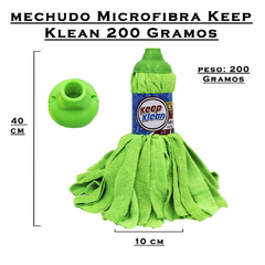 Imagen de 24 Mechudos Mop de Microfibra Keep Klean 200 gramos