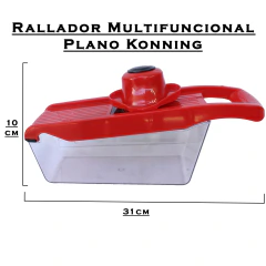 1 Sets Rallador Multifuncional Plano Konning