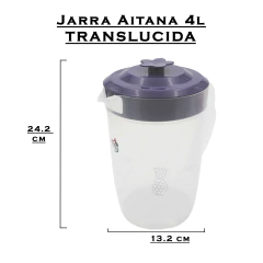 Imagen de 1 Jarra Aitana Colores traslucidos 4 L
