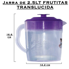 32 Jarra Petite traslucida 2.5 L Aitana - comprar en línea
