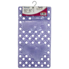 20 Tapete Baño Piesitos Rectangular De Plástico Konning - GLEZ Productos de Limpieza