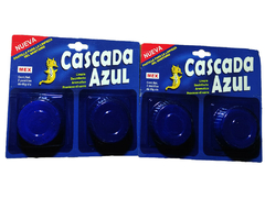 48 Pastilla Cascada Azul con 2 piezas en internet