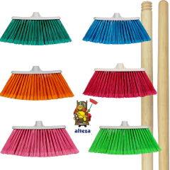 24 Escoba Tipo Cepillo Gigante - GLEZ Productos de Limpieza