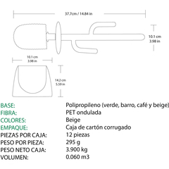 1 Cepillo Escobilla Cepo Decorativo Para Baño Wc Sanitario Perico en internet