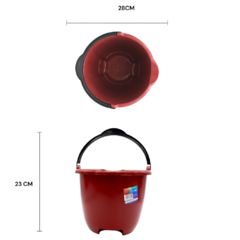 60 CUBETA ECONOMICA LALOPLAS DEL NUM 12 CAP. 8.5 LTS - GLEZ Productos de Limpieza