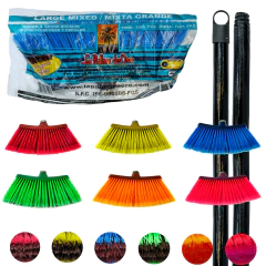 1 Escoba Cepillo Premium Uso Rudo Mixta Grande Palma de Oro en internet