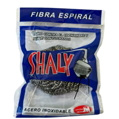 Imagen de 1 Tiras con 12 piezas Fibra Acero Inoxidable Shaly